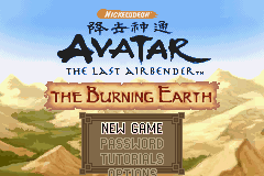 Avatar The Burning Earth screenshot 2 for GameBoy Advance